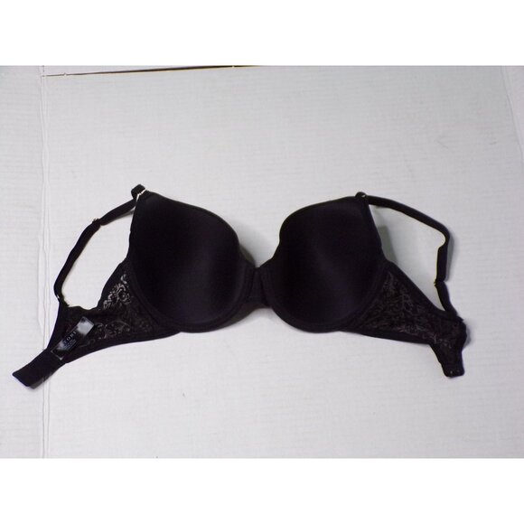 🆕NATORI Jacquard Contour Underwire T-Shirt Bra 34D Black #136059 - Picture 9 of 9